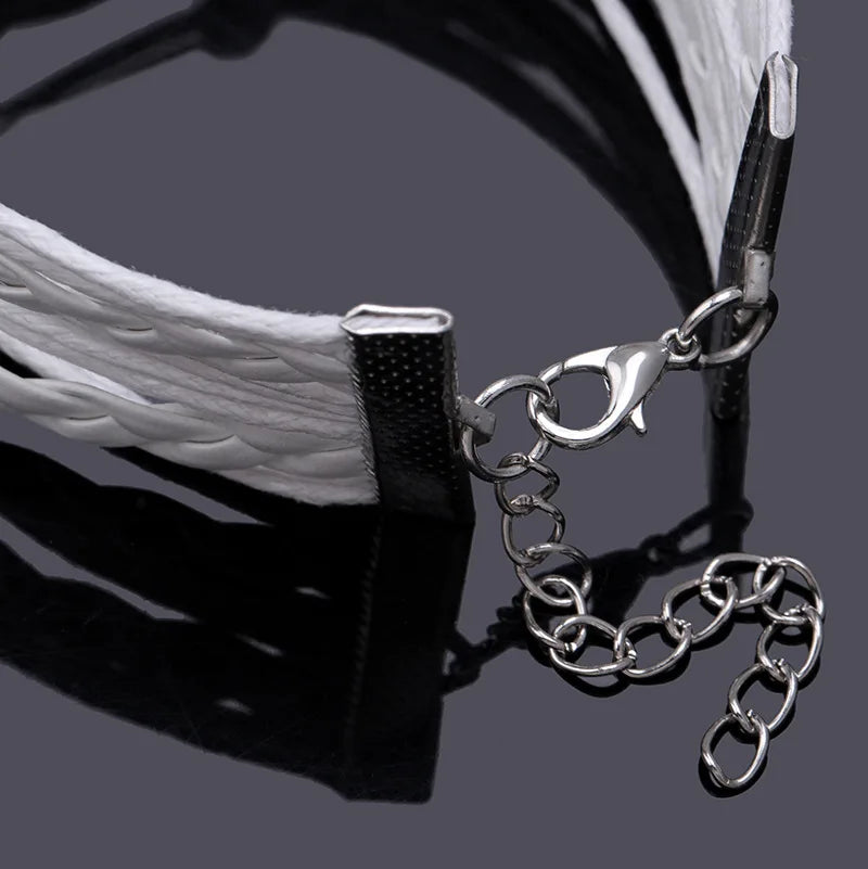 Multilayer Paris Eiffel Tower Love Infinity Knot Bracelet