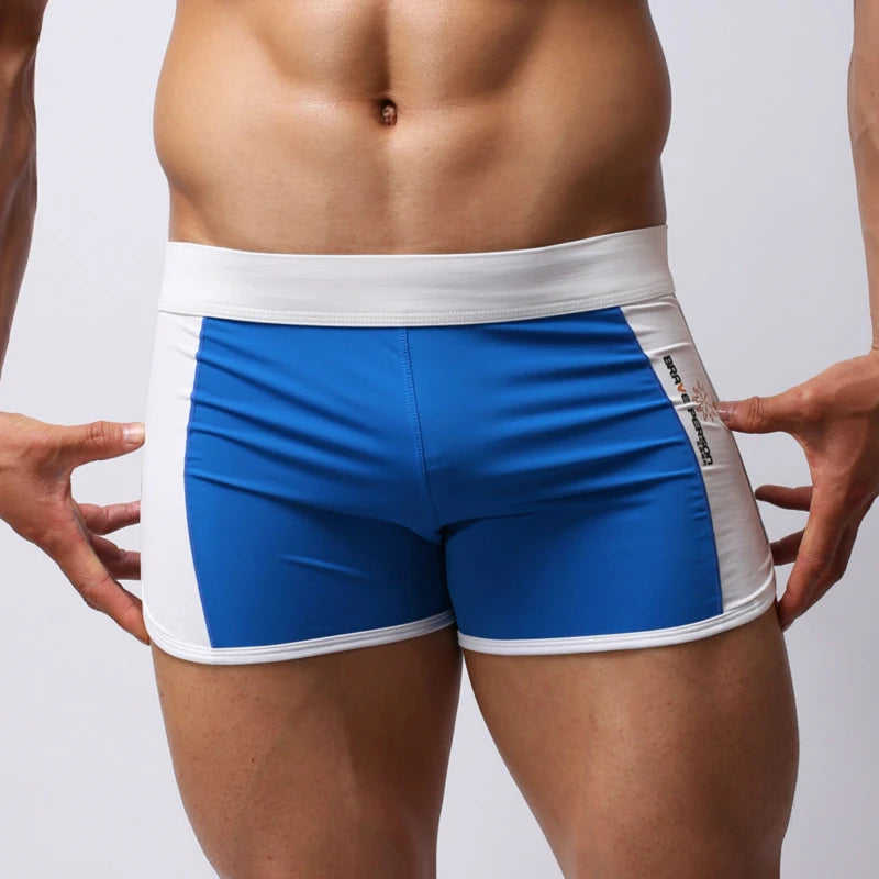 BRAVE PERSON Summer Hot Shorts Men Beachwear Shorts Men Sportwear Beach Board Shorts Smooth Soft Fabric Home Shorts Men Trunks