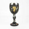 Gothic Wine Goblet Contain Dragon Claw Viking Skeleton Retro Stainless Steel Resin