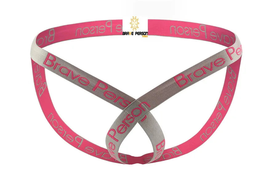 Brand BRAVE PERSON Men Jockstrap Thongs Gay Underwear Jock Strap Men Sexy Thong Tangas G String New