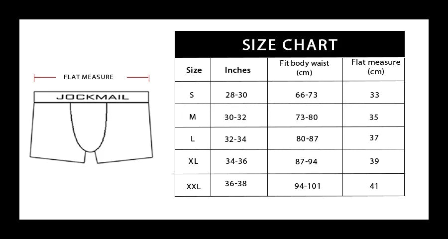 JOCKMAIL Brand Male Panties Breathable Boxers Cotton Men Underwear