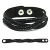 TYO New Fashion Charm Ladies Color Woven Leather Bracelet Charm Bracelet Hot Wholesale Wholesale 14 Colors To Choose From!