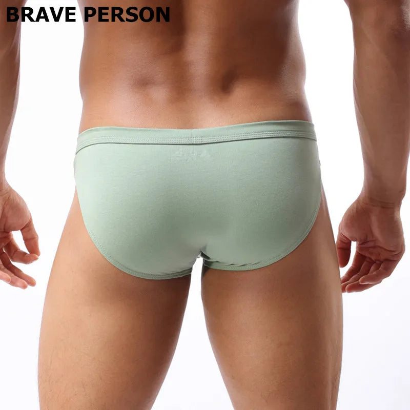 Brave Person Men Underwear Brand Mens Briefs High Quality Men Breathable Comfortable Briefs Cotton Underwear Briefs B1132