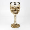 Gothic Wine Goblet Contain Dragon Claw Viking Skeleton Retro Stainless Steel Resin
