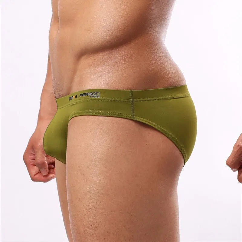 Men's Sexy Underwear Briefs Brave Person Brand Underwear Male Nylon Brief for Men Panties B1129
