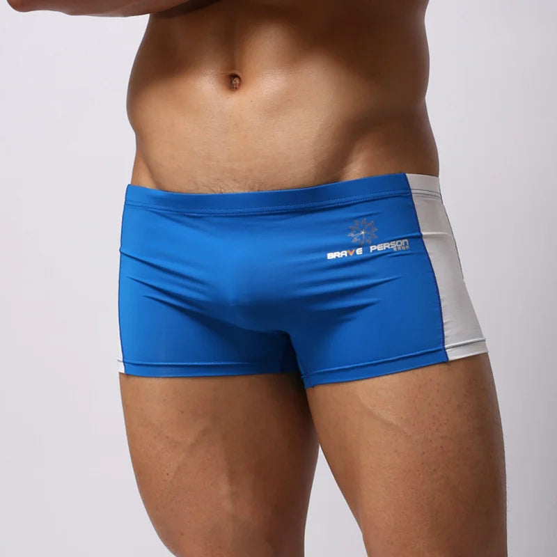 BRAVE PERSON Mens Boxer Shorts Splice Design Super Soft High Quality Underwear Men Boxers Thin Breathable Male Underpants B1005