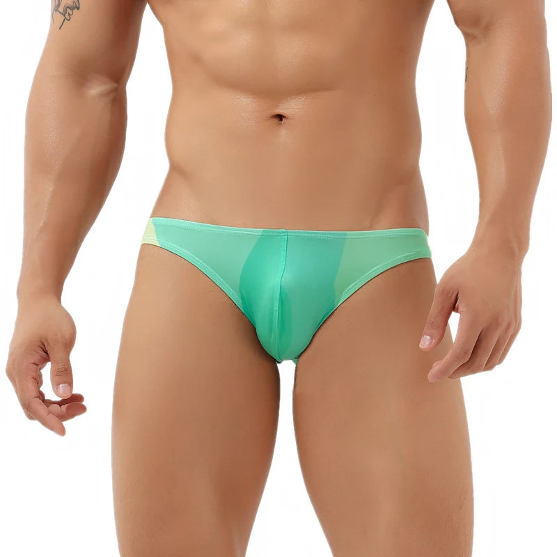 SEOBEAN Men Briefs Sexy Men Underwear Multiple Colors Low-rise Underpants Bikini Shorts Briefs for Man