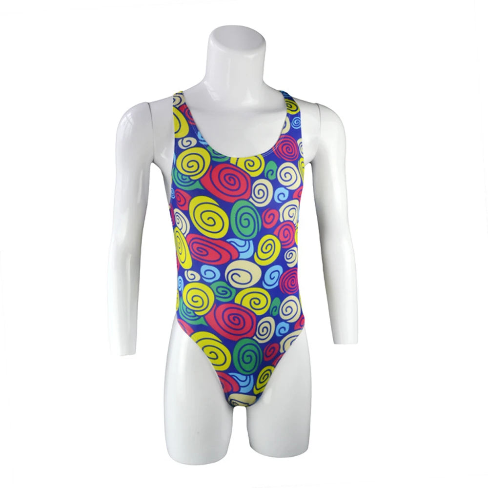 Brand Sexy mens underwear shaper print dot man bodysuit jumpsuit thongs mankini ZJH0869L