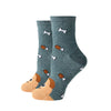 Women Socks New Funny Cute Cartoon Animal Cat Dog Parrot Novelty Harajuku Kawaii Happy Art Socks Cotton Fashion Harajuku Socks