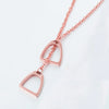 Metal Running Horse Necklaces for Women Men Trend Vintage Animal Unicorn Horse Shoe Pendant Necklace Accessories Birthday Gifts