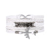 Vintage Dream Airplane Multilayer Leather Bracelet Men Women Fashion Braided Handmade Rope Wrap Bracelets & Bangles Male Gift