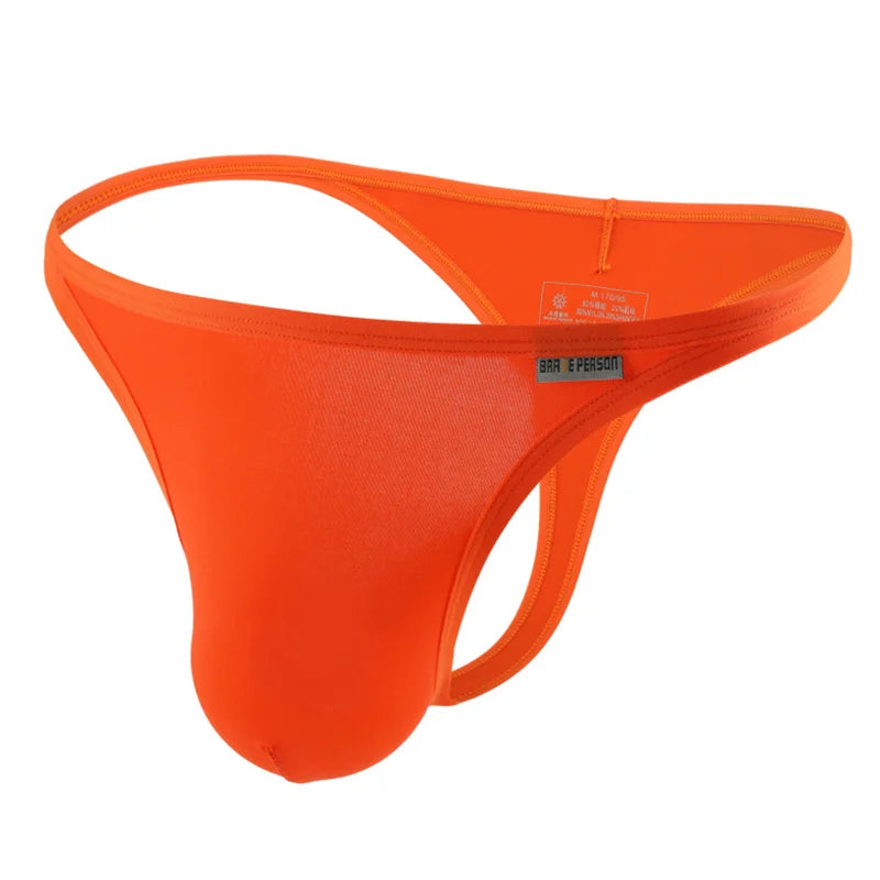 BRAVE PERSON Men's Sexy Underwear Men Briefs Bikini Thongs Thin Breathable Quick Dry Male Panties Low Waist Underpants Thongs