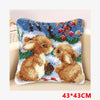 Flower Latch Hook Kit Cute Knooppakket Kussen Knopen Pillow Button Smyrna Knooppakket Needlework Button Packagek Linkhaak Kussen