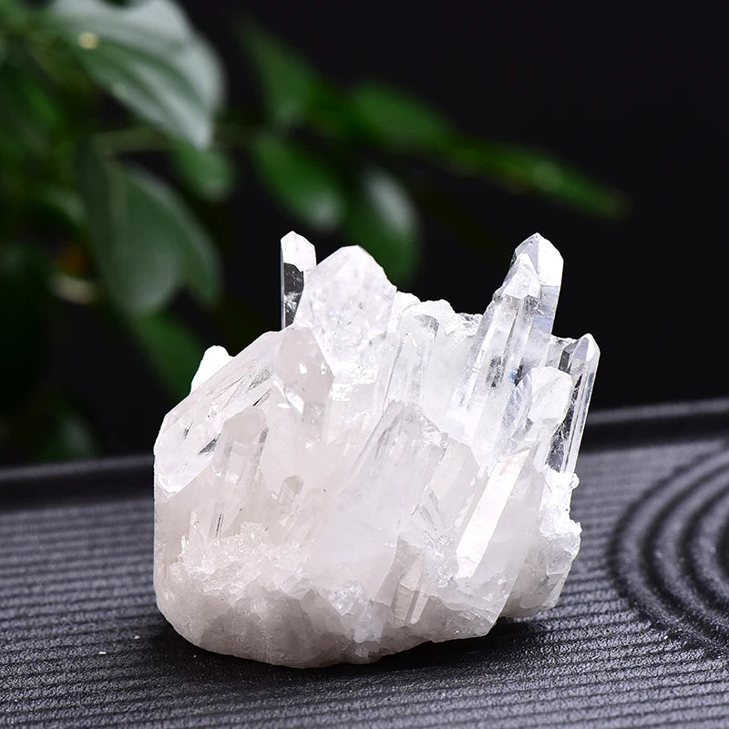 1PC Natural White Crystal Cluster Quartz Crystal