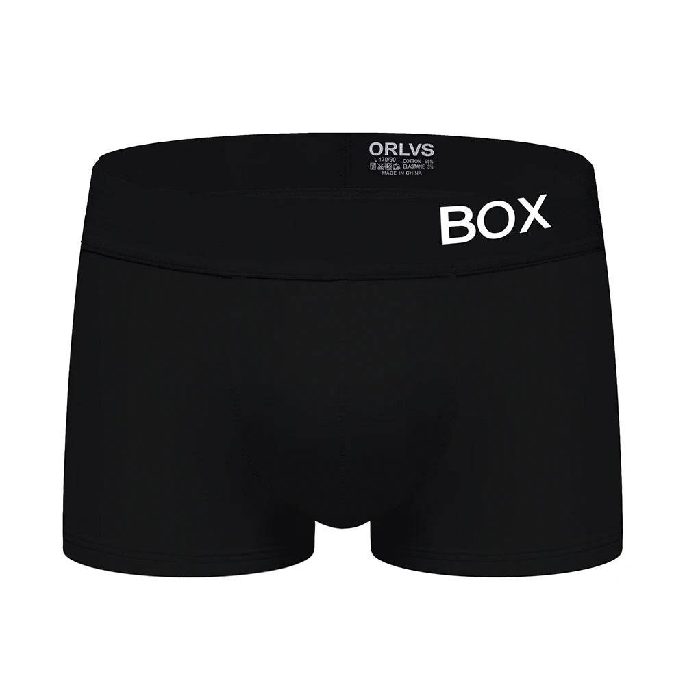 ORLVS Men's Panties Sexy Man Undewear Boxer Men Underpants Boxershort Underpant Male Panties 3D Pouch Shorts Under Wear Pants