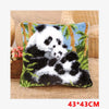 Flower Latch Hook Kit Cute Knooppakket Kussen Knopen Pillow Button Smyrna Knooppakket Needlework Button Packagek Linkhaak Kussen
