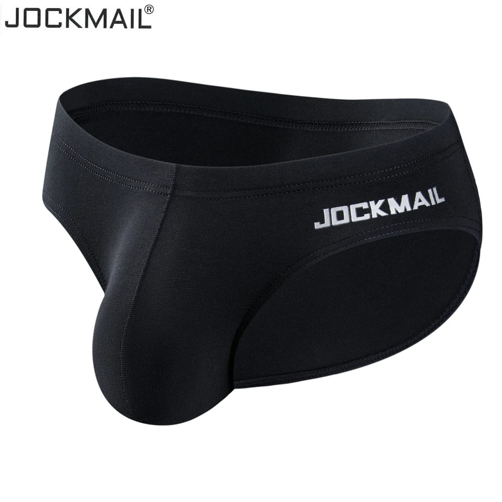 JOCKMAIL Men Underwear Sexy Big Pouch Bikini Briefs