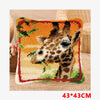 Flower Latch Hook Kit Cute Knooppakket Kussen Knopen Pillow Button Smyrna Knooppakket Needlework Button Packagek Linkhaak Kussen