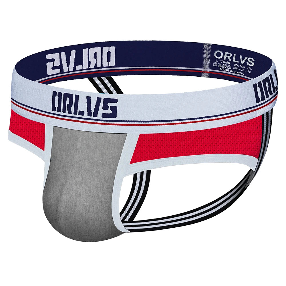 ORLVS Men's Underwear Men Sexy Briefs Jockstrap