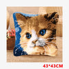 Flower Latch Hook Kit Cute Knooppakket Kussen Knopen Pillow Button Smyrna Knooppakket Needlework Button Packagek Linkhaak Kussen