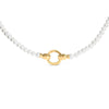 18K Yellow Gold Vermeil Pearl Strand Infinity Necklace