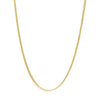Semi-Solid 14K Yellow Gold 4.5mm Miami Cuban Chain Necklace - Unisex Chain - 22 Inches