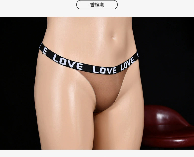Love One-Piece Women's Transparent Thong