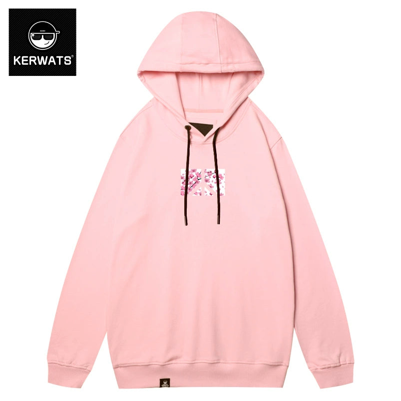 Kerwats Loose plus Size Large Size Hoodies for Men Women Hoodie