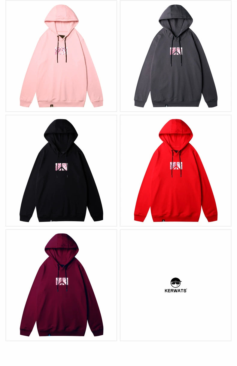 Kerwats Loose plus Size Large Size Hoodies for Men Women Hoodie