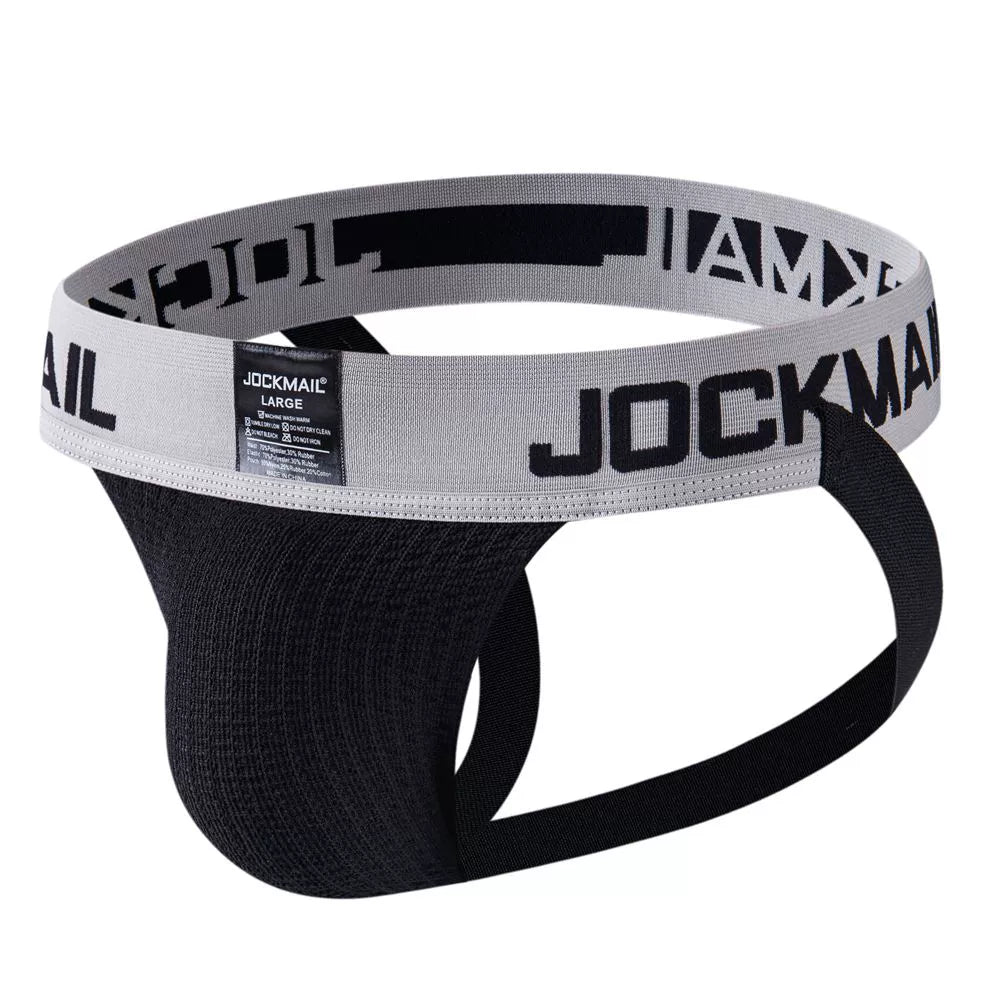 Jockmail Mesh Hole Breathable Hollow Couple Underwear