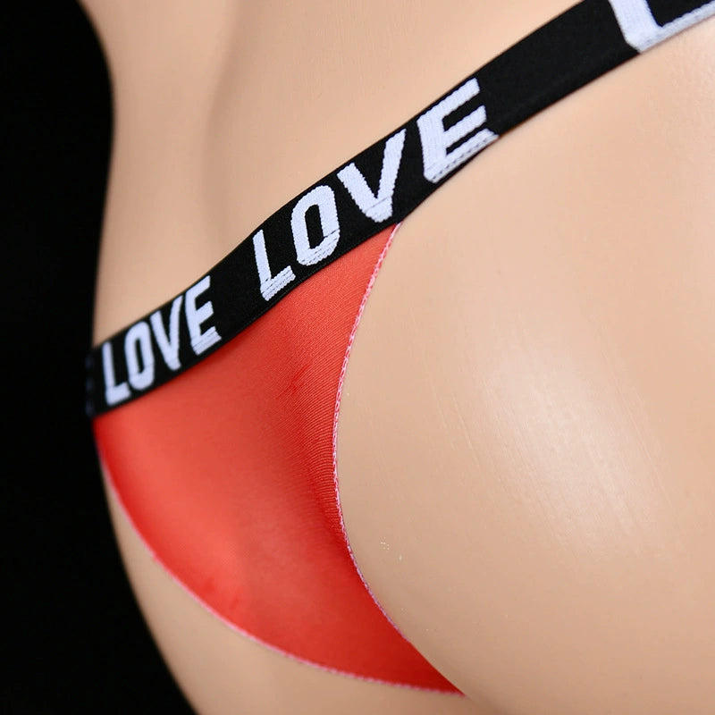 Love One-Piece Women's Transparent Thong