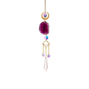 Purple Agate Suncatcher