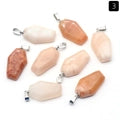 Gemstone Coffin Necklace