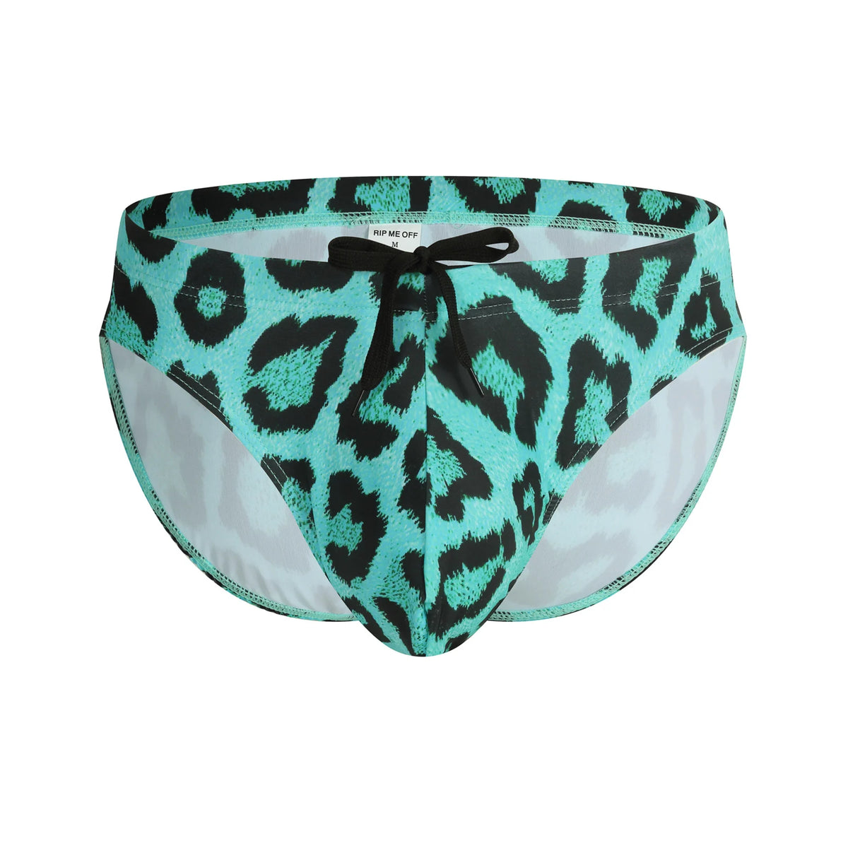 Men Sexy Swim Briefs Swimsuit Bikini Man Leopard Swimwear Swimming Trunks Bathing Suit Beachwear Sunbathing Shorts