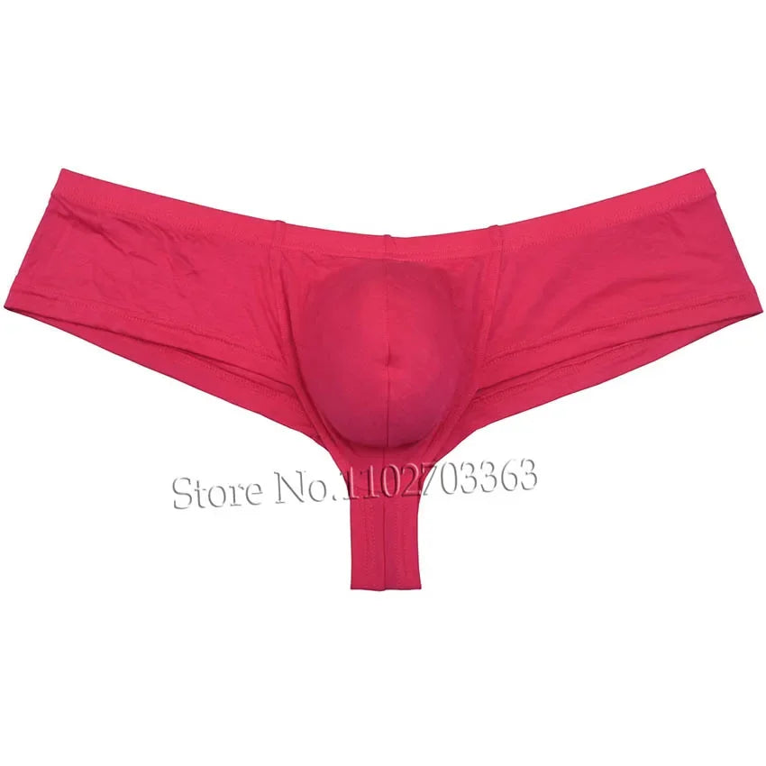 Men's Micro Boxers Mini Bikini Briefs Underwear Slip Bulge Pouch Breathable Smooth Beach Trunks Stretchy Panties Low Rise Soft
