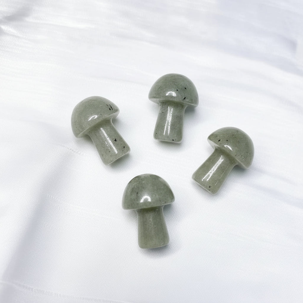 Mini Mushroom Carved Gemstone