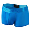 Fashion Fluorescent Color Men's Underwear Sporty Breathable Mesh Boxer Briefs Sexy Transparent Male Underpants Boxer Shorts