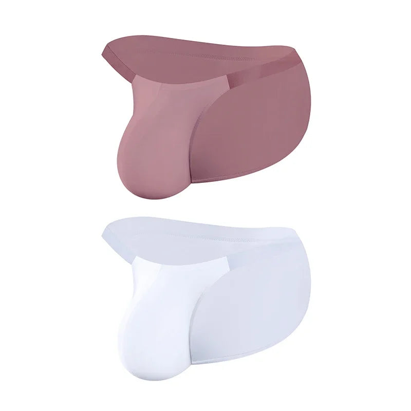 Men's Underwear Low Waist Nylon Briefs Solid Color Simple Underpants Male High Quality Comfortable Sports Shorts Panties