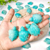 1PC High Quality Amazonite Sea Turtle Natural Crystal Carving, Gemstone Jewelry, Glitter, Birthday Gift, Women Gift.