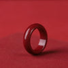 FengShui Cinnabar Ring, Feng Shui Cinnabar Ring for Men Women, Feng Shui Ring for Wealth and Protection Good Luck Money Amulet