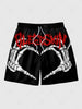 Men's Hawaiian 3D Cartoon Y2K Pattern Beach Shorts Quick Dry Outdoor Leisure Sports Shorts Fashion Men's Shorts