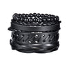MeMolissa New Fashion Braided Wrap Leather Bracelets for Men High Quality Vintage Charm Wood Beads Ethnic Tribal Wristbands