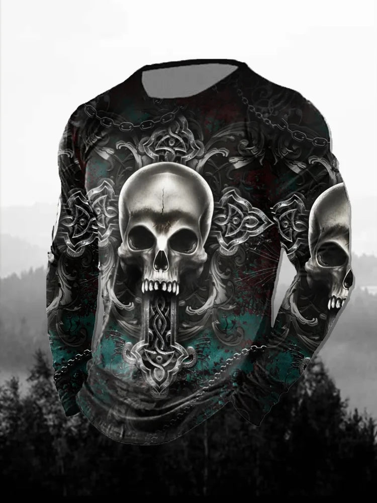 Sale 3D Printed Lion Pattern Men's T-Shirt Casual Comfortable Long Sleeve T-Shirt Unisex Fashion Autumn Unisex T-Shirt Clothing