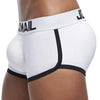 JOCKMAIL Brand sexy men underwear bulge enhancing men Boxer include Penis pad and hips buttocks double Removable push up cup