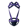 Men's Jockstrap Underwear Bodysuit Suspender Jumpsuits Sexy Lingerie Men Harness Hollow Out Bondage Elastic Hole Erotic Costume