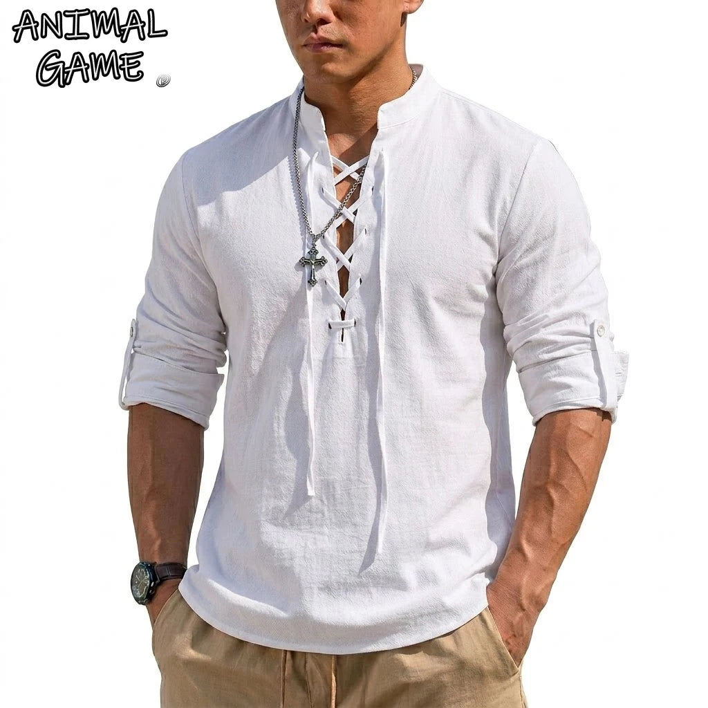 Men’s Long-Sleeve Renaissance Costume Shirt