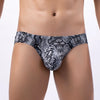 Ropa interior sexi para hombre Men's underwear printed leopard print cueca snake print low waist sexy Panties mens bikini new