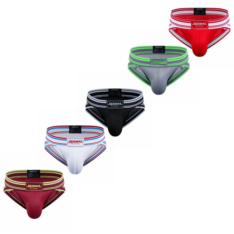 5pcs Men's Briefs Sexy Men Underwear Slip Homme Bikini Cueca Hombre Underpants Panties Calzoncillos Breathable or As Swimwear