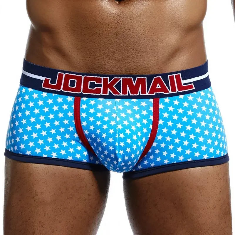 JOCKMAIL Brand Male Panties Breathable Boxers Cotton Men Underwear