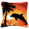 Dolphin Pillow Latch hook kit